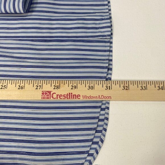 Polo Ralph Lauren Blue Striped Long Sleeve Button Up Cotton Casual Shirt XL - Picture 8 of 11